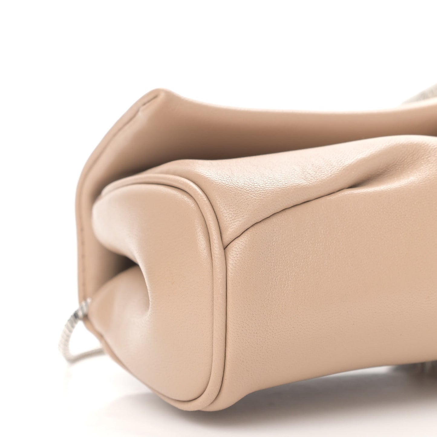Smooth Calfskin Alix Minaudiere Clutch Fawn