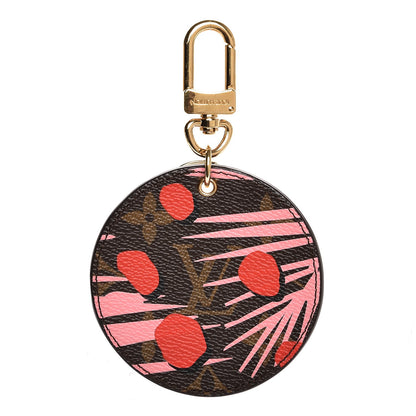Louis Vuitton Monogram Jungle Dots Bag Charm Key Ring Sugar Pink Poppy 1 of 3