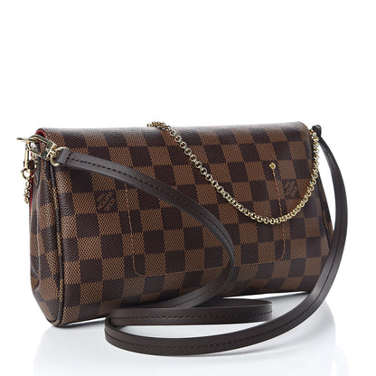 Louis Vuitton Damier Ebene Favorite MM 3 of 11