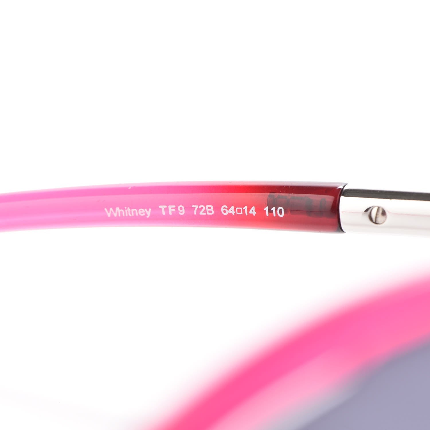 Tom Ford Acetate Whitney Crossover Sunglasses TF9 Pink 6 of 8