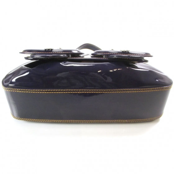 Fendi Patent Flower B Bag Blue 4 of 12