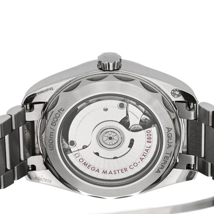 Omega Stainless Steel 38mm Seamaster Aqua Terra Master Co-Axial Chronometer Automatic Watch Black 220.10.38.20.01.004 4 of 5