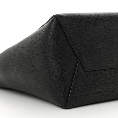 Celine Soft Grained Calfskin Sangle Bucket Bag Black 9 of 14