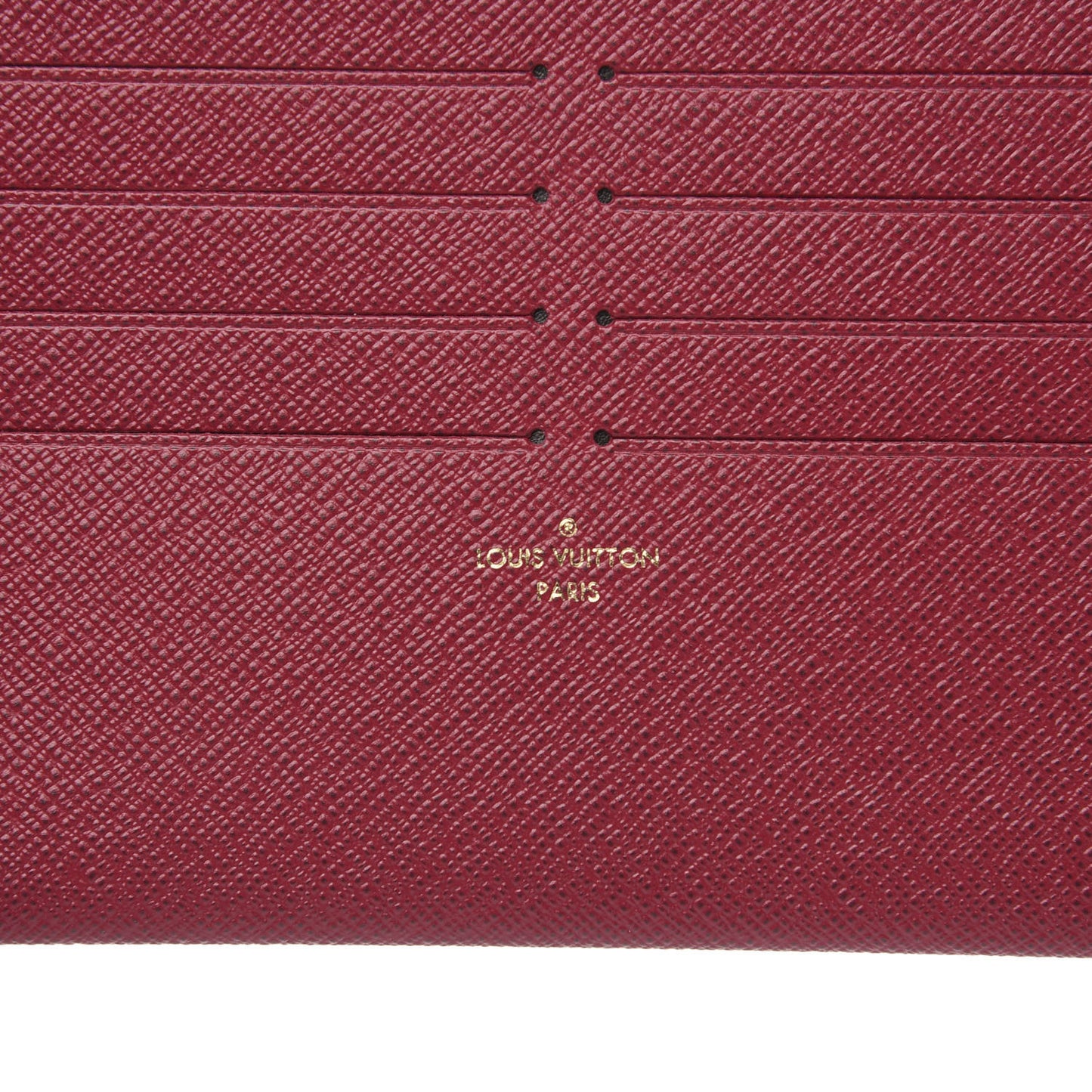 Calfskin Felicie Card Holder Insert Fuchsia
