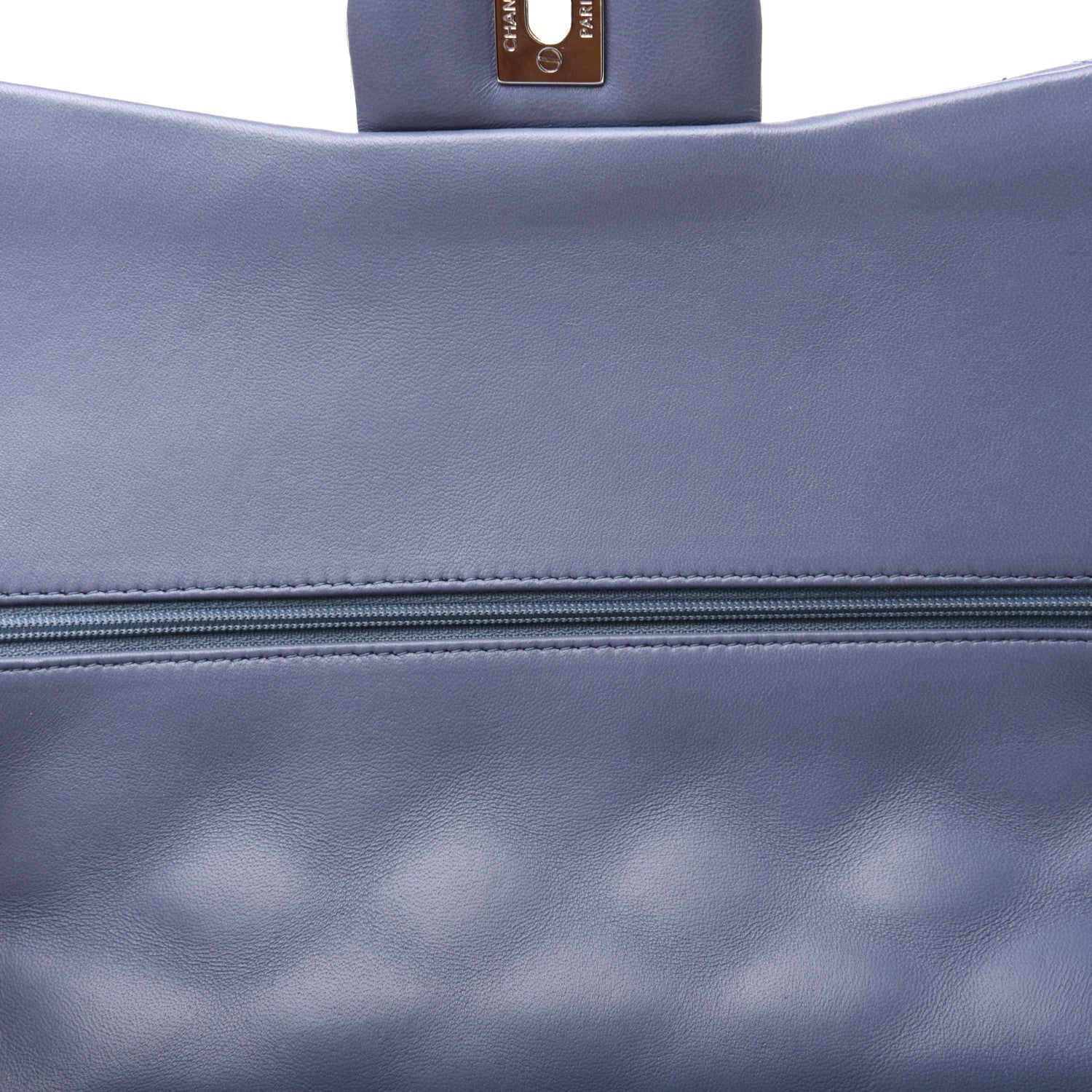 Chanel Lambskin Quilted Jumbo Double Flap Light Purple 10 of 16