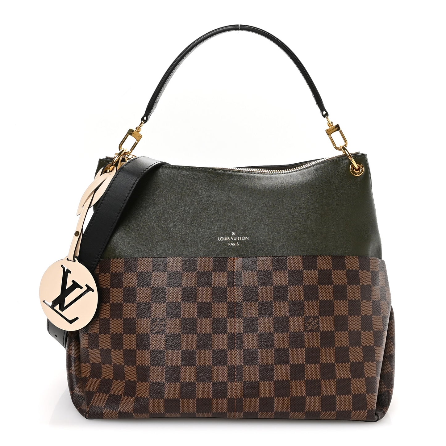 Damier Ebene Calfskin Maida Khaki