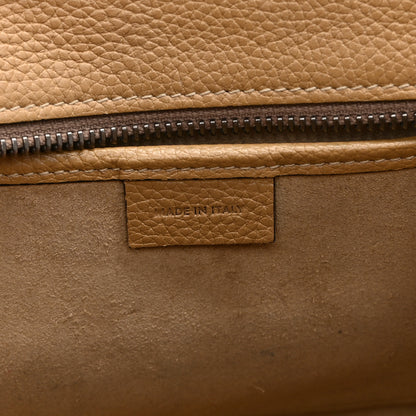 Celine Drummed Calfskin Nano Luggage Dune 7 of 11