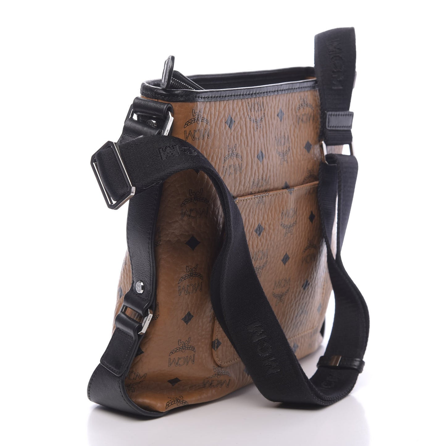 Visetos Crossbody Messenger Cognac