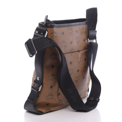 MCM Visetos Crossbody Messenger Cognac 3 of 12
