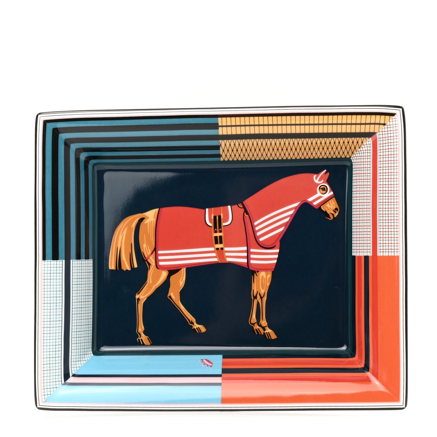 Porcelain Rocabar A Cheval Change Tray