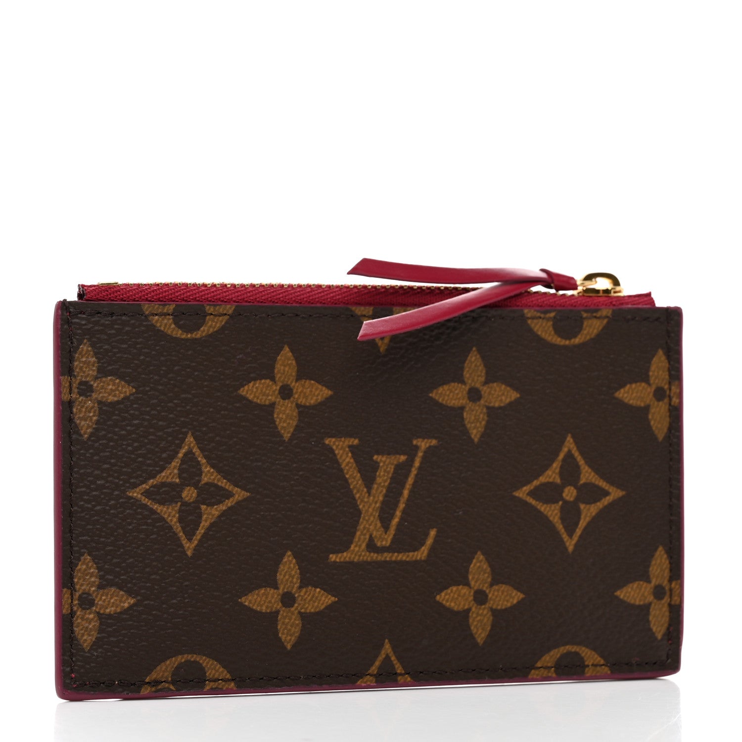 Louis Vuitton Monogram Zipped Card Holder Fuchsia 3 of 8