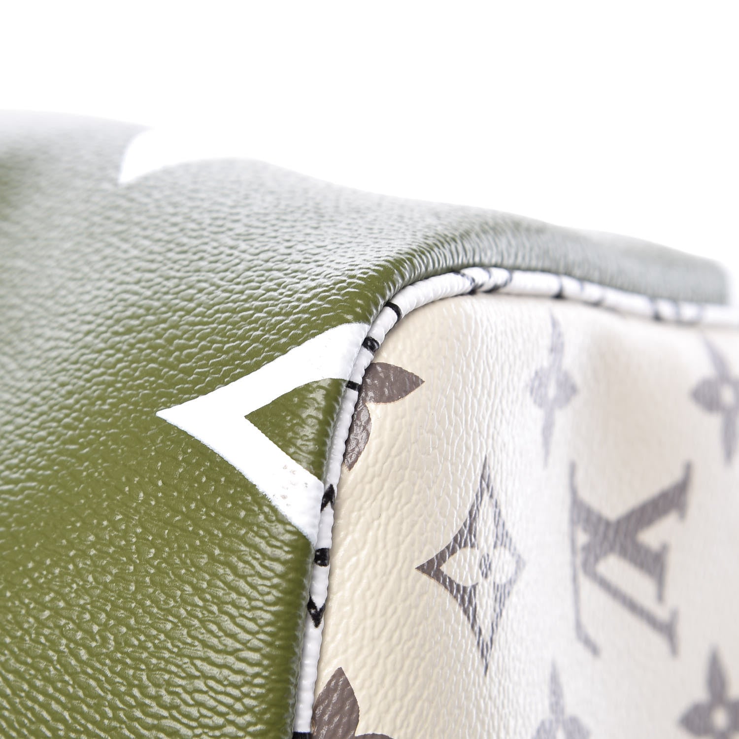Louis Vuitton Monogram Giant Keepall Bandouliere 50 Kaki Beige 12 of 12
