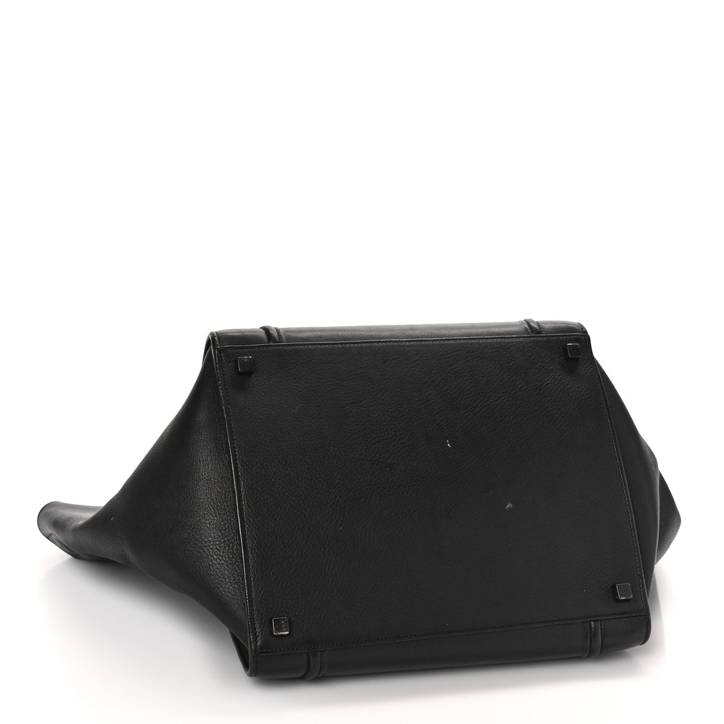 Supple Calfskin Medium Phantom Luggage Black