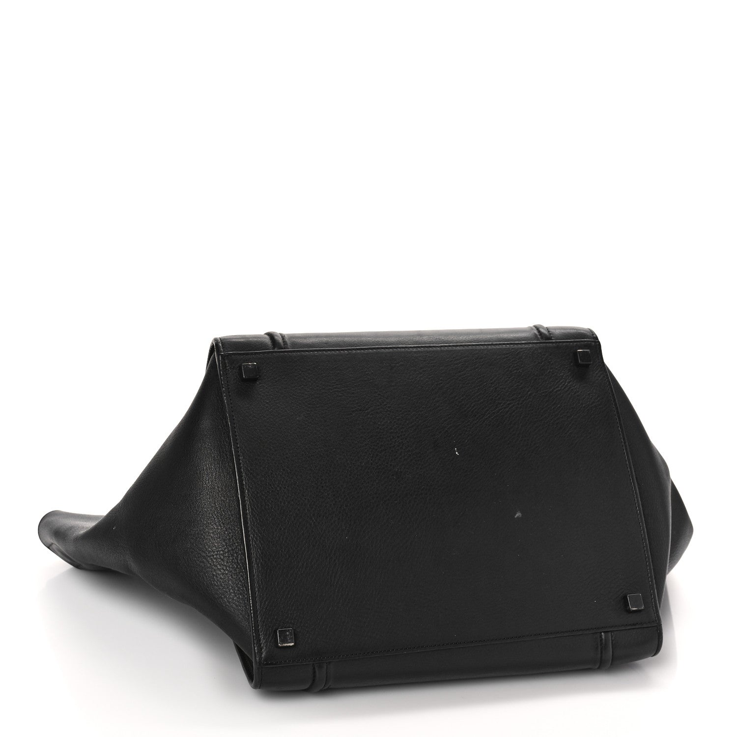 Celine Supple Calfskin Medium Phantom Luggage Black 4 of 13