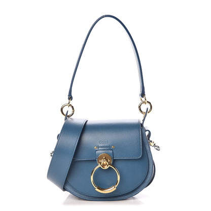 Chloe Calfskin Small Tess Bag Vinyl Blue 1 of 7