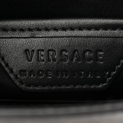 Versace Calfskin Studded Medusa Crossbody Black 6 of 9