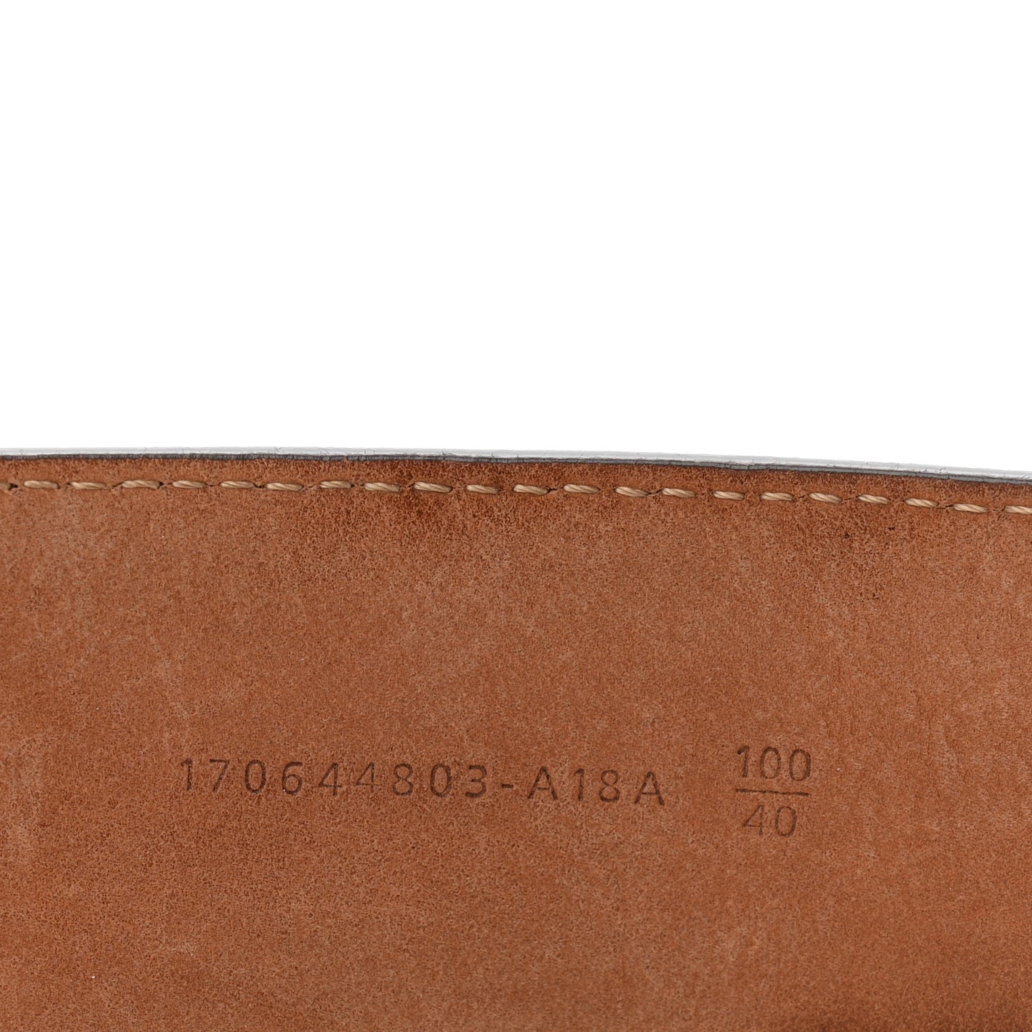 Vitello Grace FF 1974 Embossed Belt 100 40 Antracite