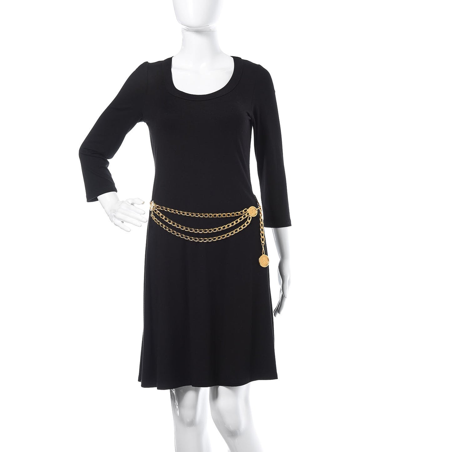Chain CC 31 Rue Cambon Medallion Belt Gold