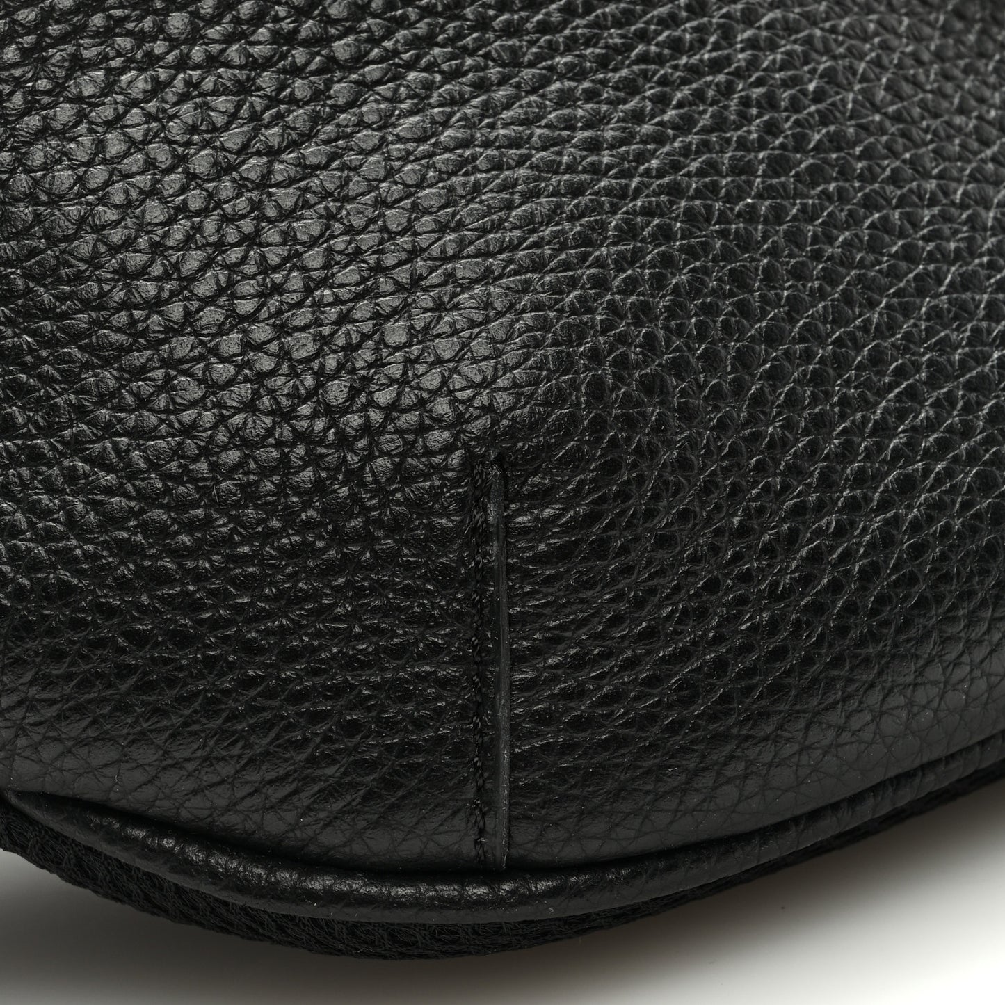 Grained Calfskin Vanitas Medea Belt Bag Black