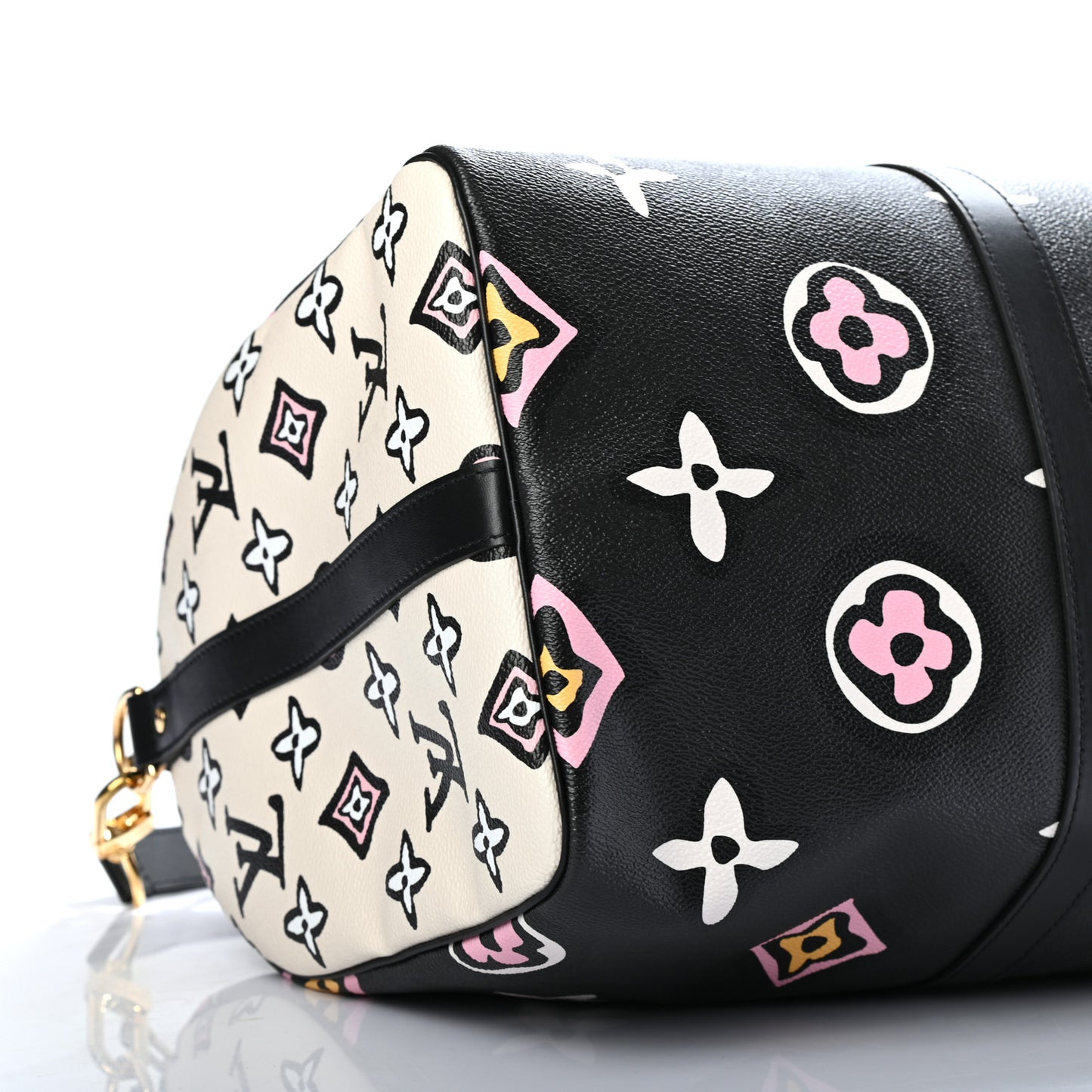 Monogram Giant Wild At Heart Keepall Bandouliere 45 Black