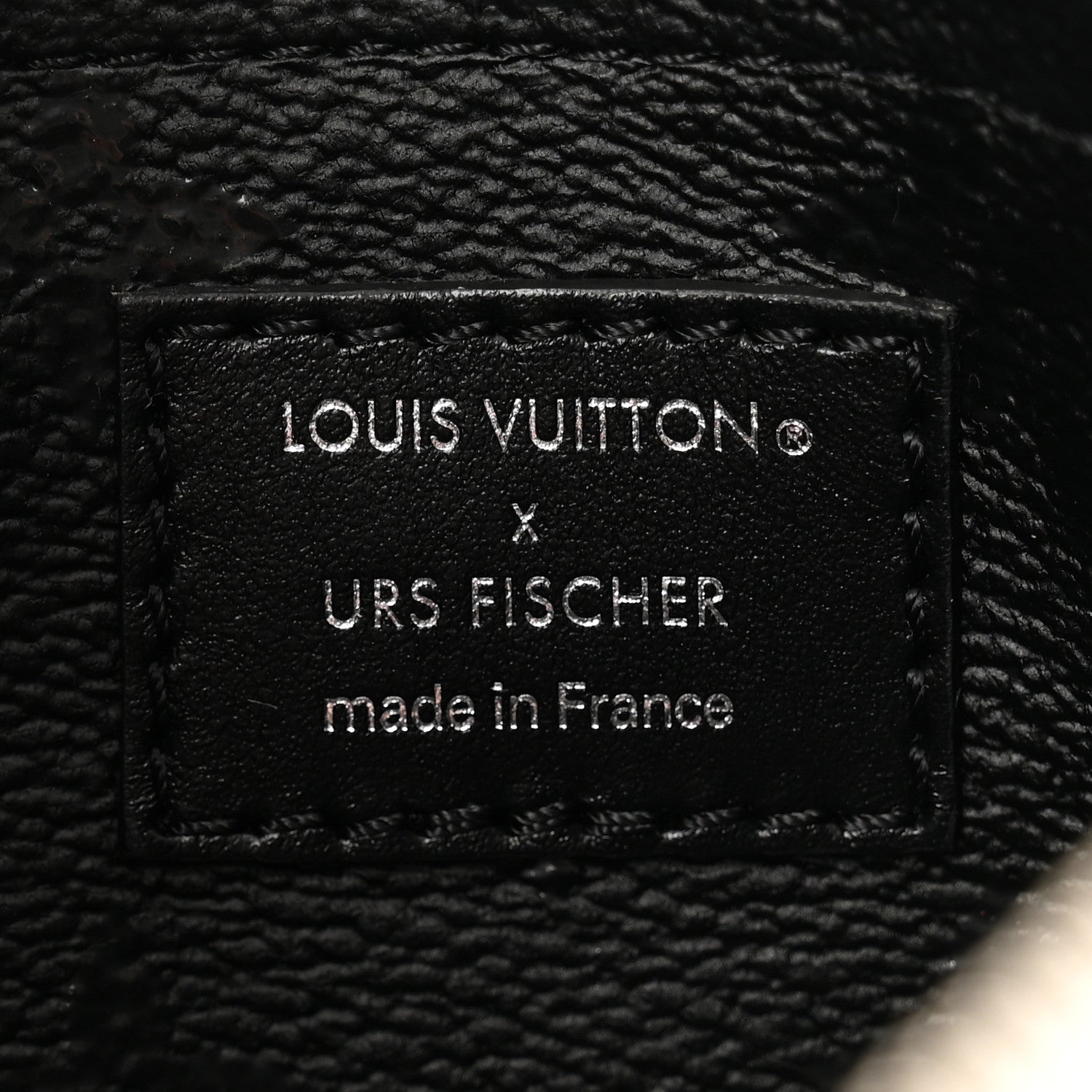 Louis Vuitton X UF Tufted Monogram Pochette Accessories White Black 6 of 12