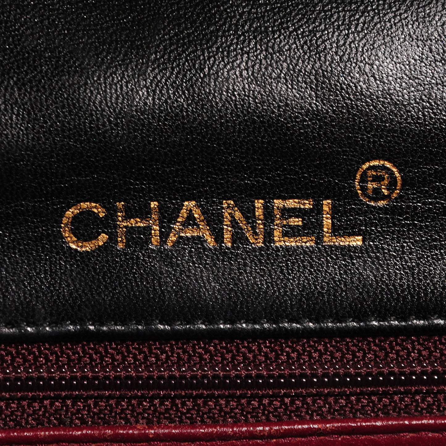 Lambskin Quilted Mini Square Flap Black