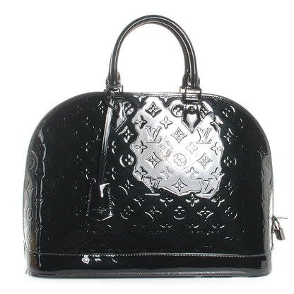Louis Vuitton Vernis Alma GM Noir Magnetique 1 of 7