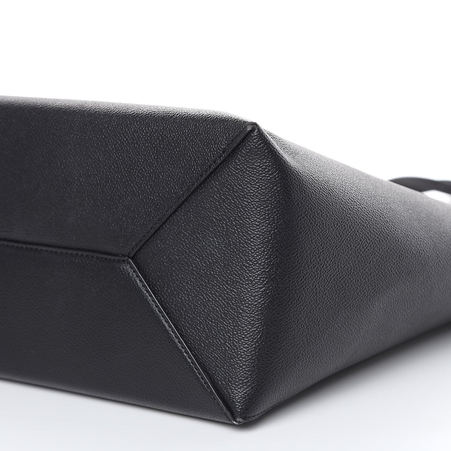 Faux Leather Wild Cat Tote Black