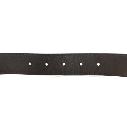 Louis Vuitton Damier Ebene LV Paris Buckle Belt 80 32 Gold 5 of 7