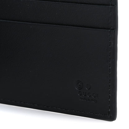 Gucci Micoguccissima Bi-Fold Wallet Black 7 of 9