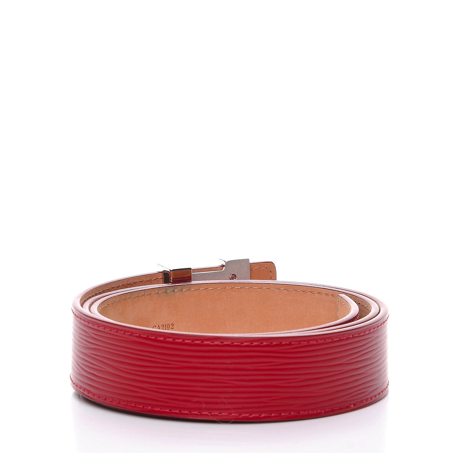 Epi 30mm LV Initiales Belt 80 32 Rubis