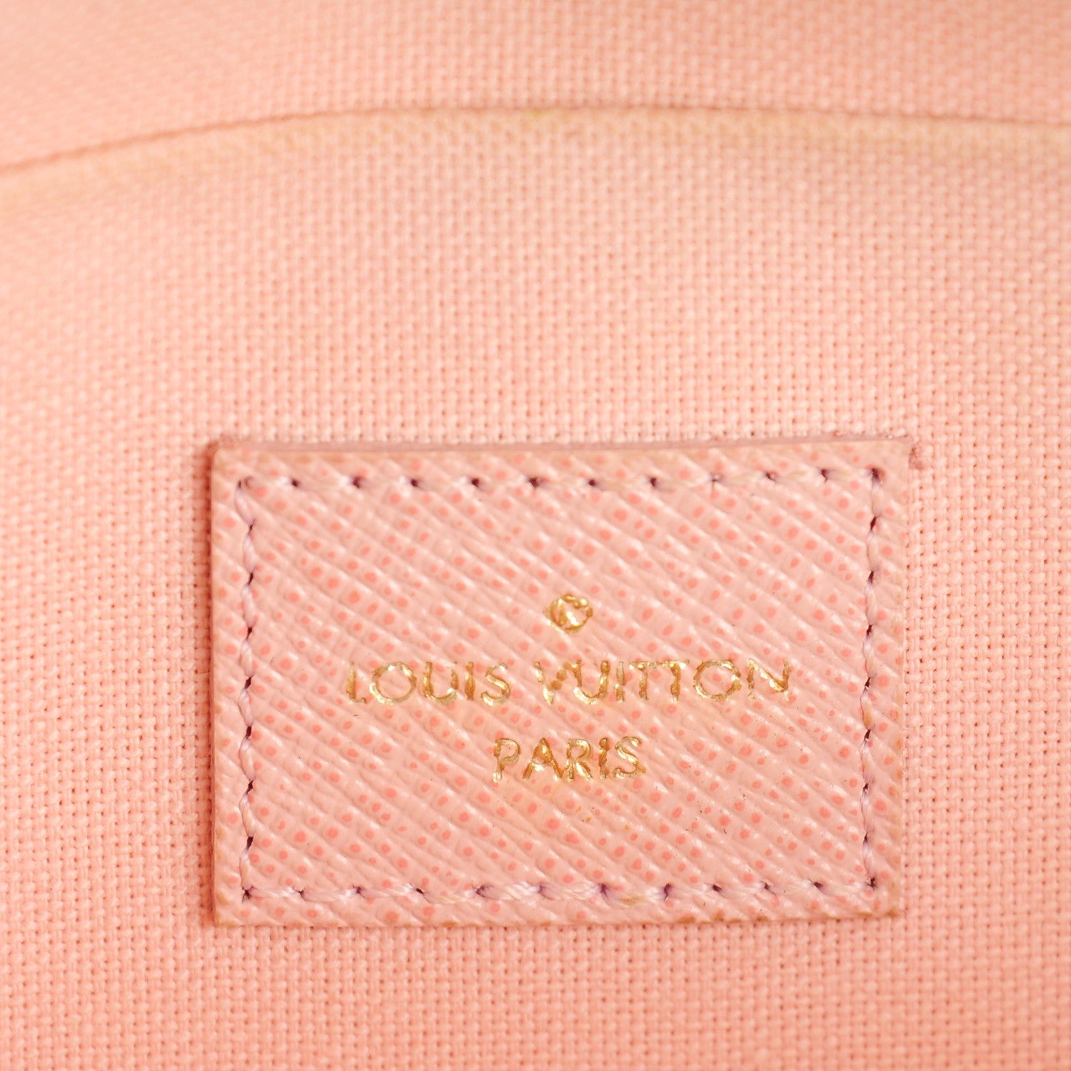 Louis Vuitton Damier Azur Pochette Felicie Chain Wallet Rose Ballerine 6 of 8