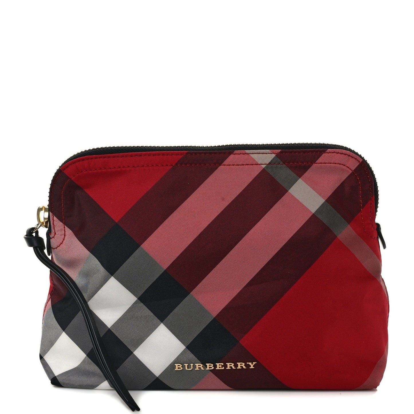 Nova Check Zip Top Pouch Parade Red