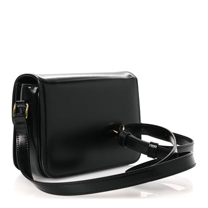 Celine Shiny Calfskin Teen Triomphe Black 3 of 14