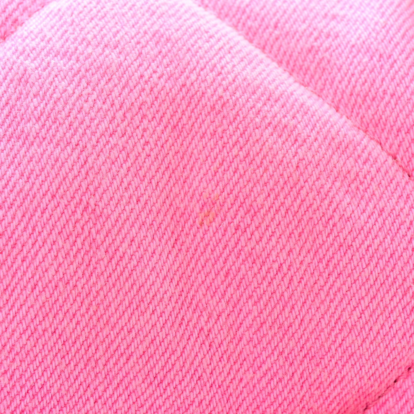 Denim Quilted Medium Chanel 19 Flap Neon Pink