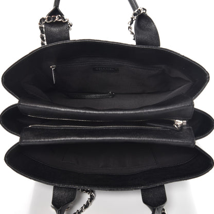 Chanel Caviar Quilted Large Urban Companion Top Handle Shopping Tote Black 5 of 8