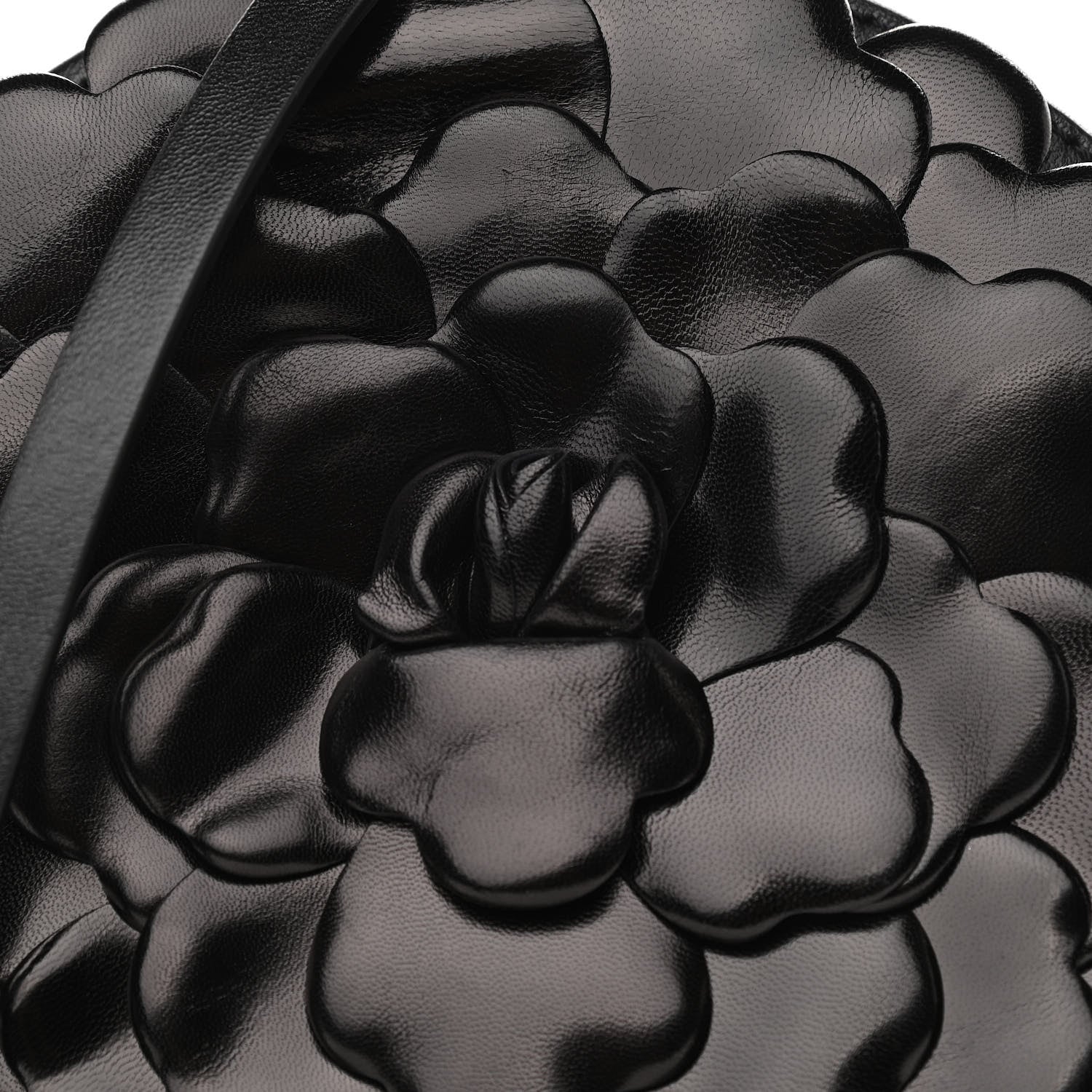 Valentino Garavani Nappa Atelier 03 Rose Edition Round Crossbody Bag Black 9 of 11