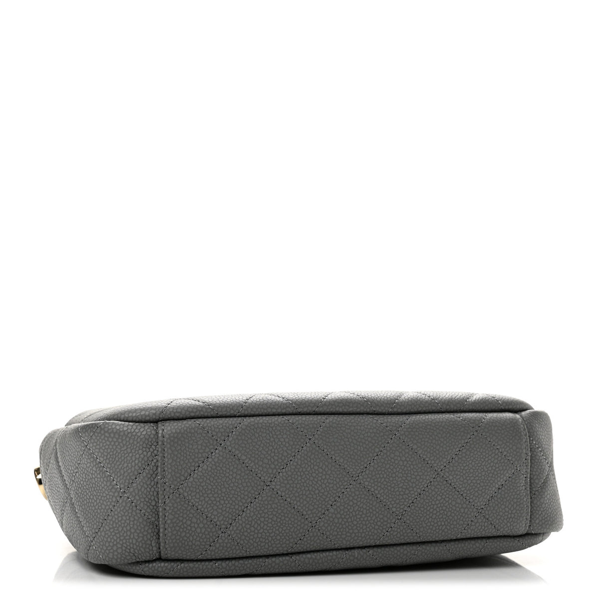 Chanel Iridescent Caviar Flat Quilted Small Coco Tassel Camera Case Grey 4 of 12
