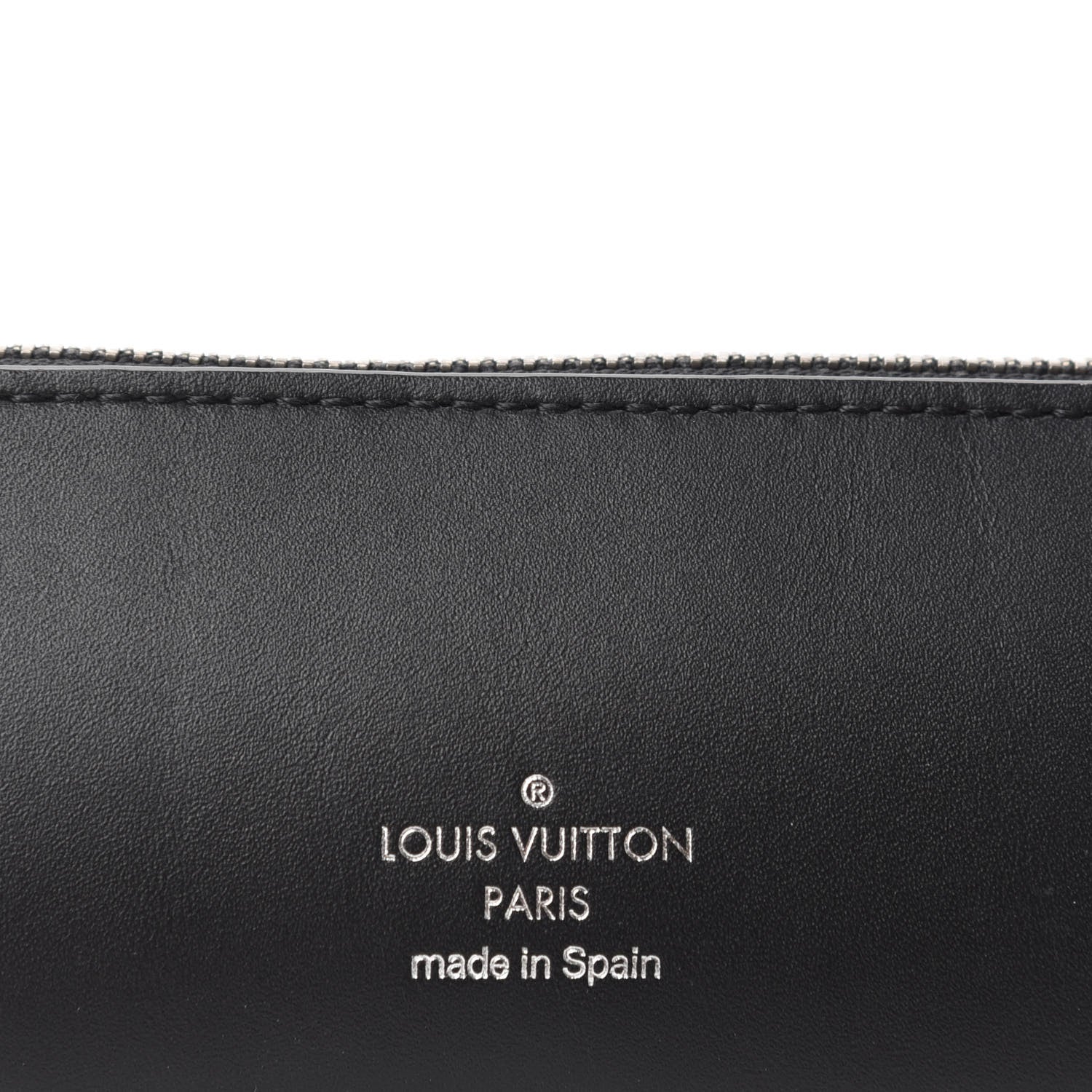 Louis Vuitton Monogram Eclipse Elizabeth Pencil Pouch Black 6 of 8