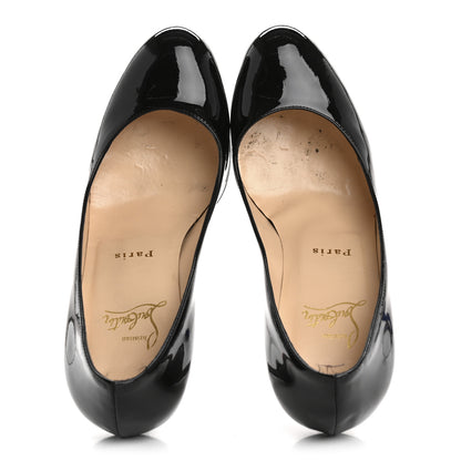Christian Louboutin Patent New Simple 120 Pumps 37 Black 2 of 8