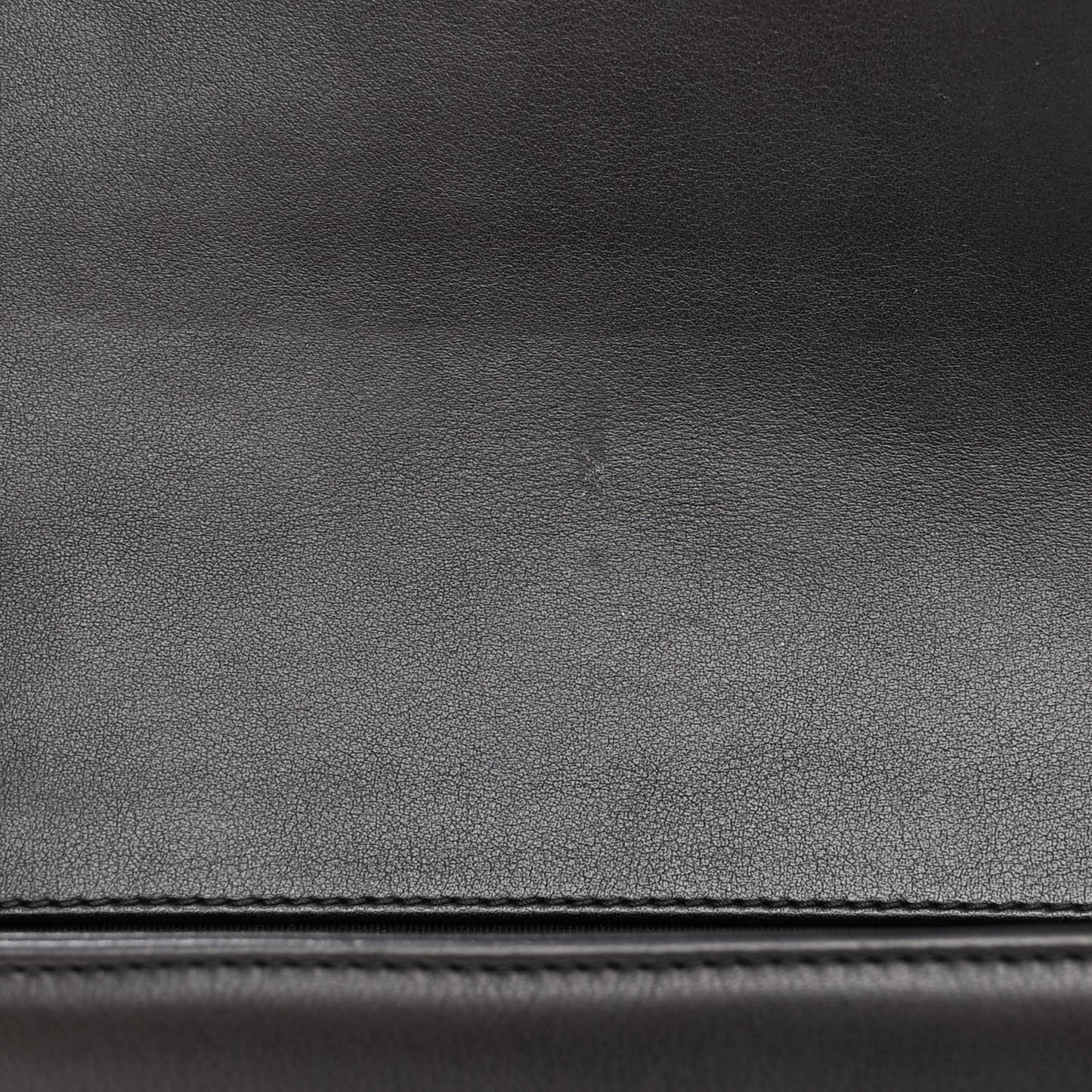 Calfskin Chevron Quilted Boy Convertible Clutch Flap Black