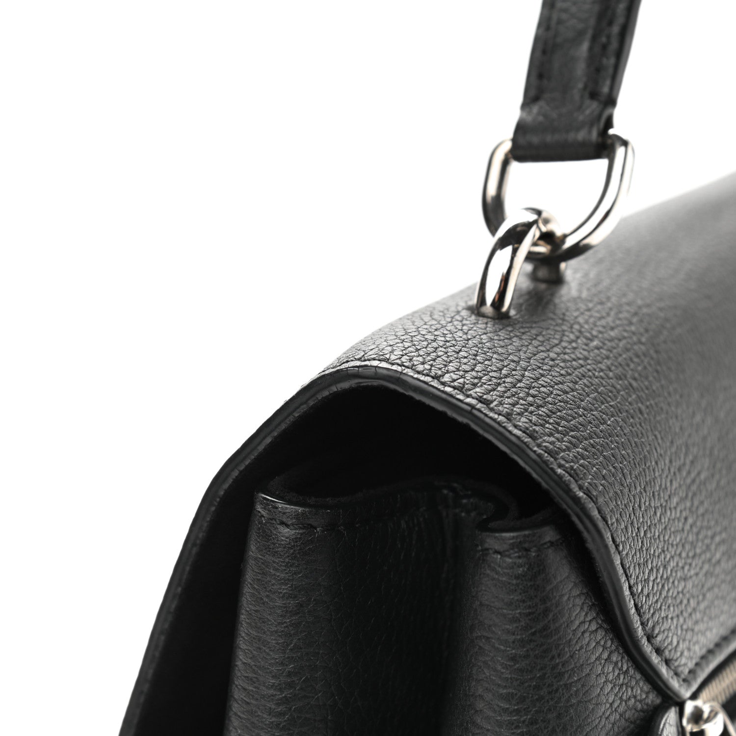 Louis Vuitton Soft Calfskin My Lockme Top Handle Vanille Black 12 of 12