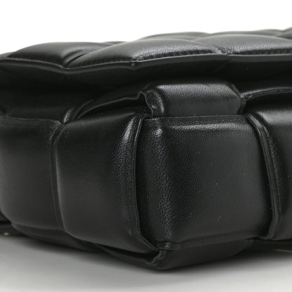 Bottega Veneta Lambskin Maxi Intreccio Padded Chain Cassette Crossbody Bag Black 7 of 8