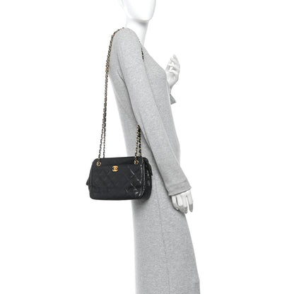 Chanel Caviar Quilted Camera Case Black 2 of 11