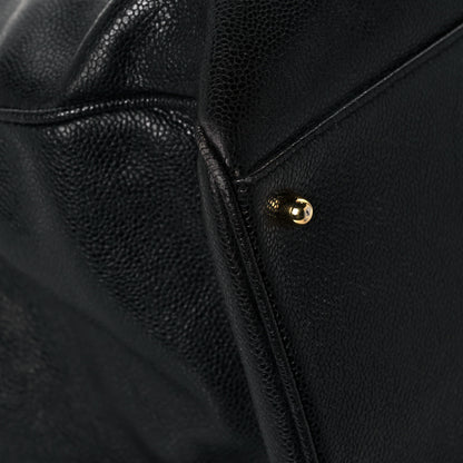 Chanel Caviar XL Weekender Bag Black 9 of 16