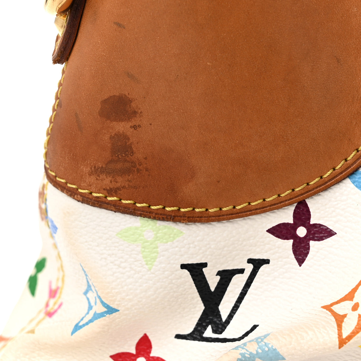Monogram Multicolor Judy MM White
