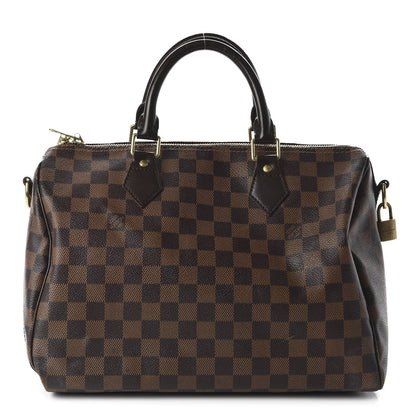 Louis Vuitton Damier Ebene Speedy Bandouliere 30 1 of 12