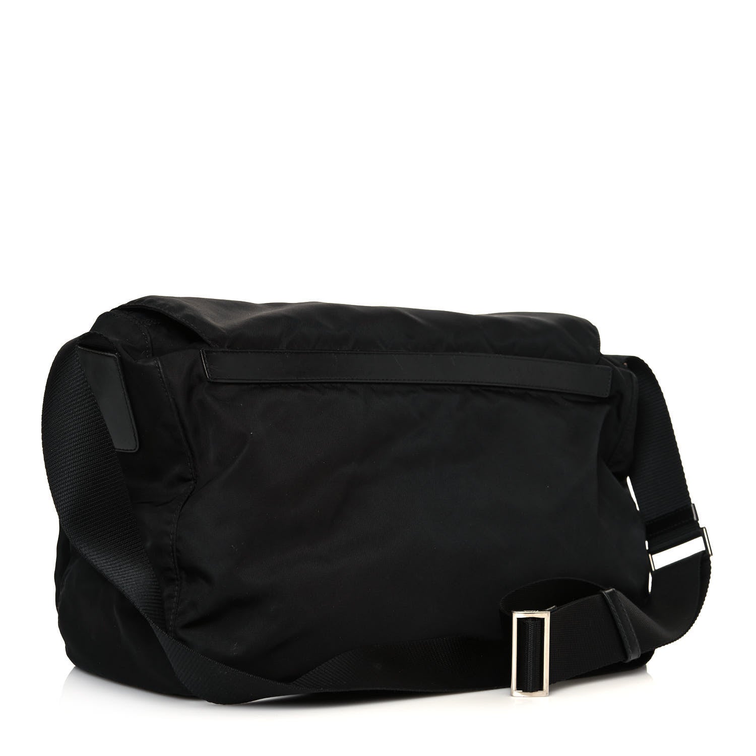 Prada Nylon Vela Messenger Bag Black 2 of 16
