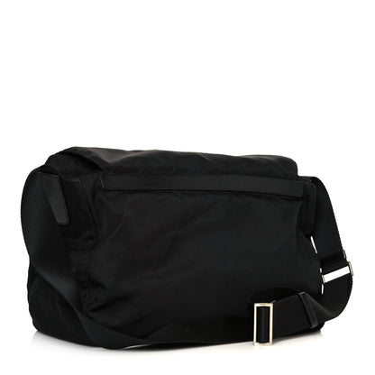 Prada Nylon Vela Messenger Bag Black 2 of 16