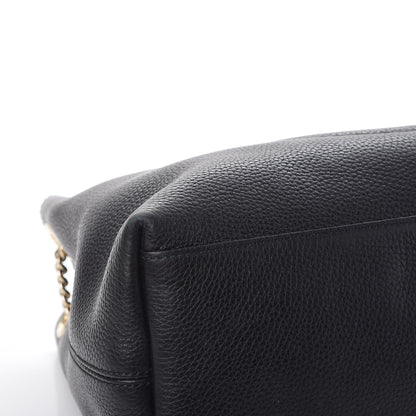 Gucci Pebbled Calfskin Medium Soho Chain Shoulder Bag Black 9 of 12